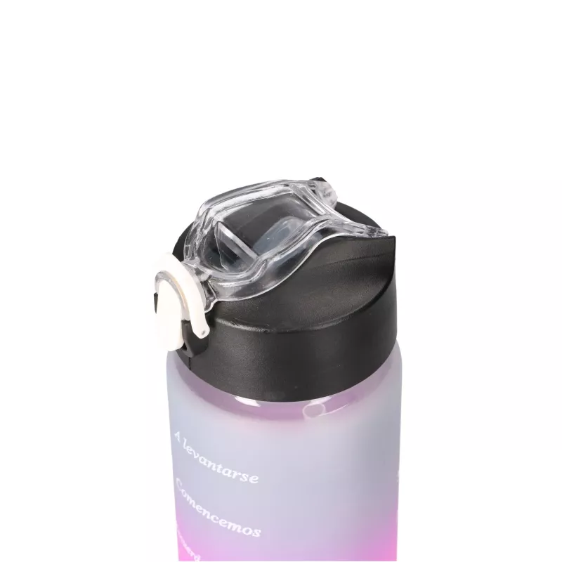 Extralink Motivational Water Bottle 3W1 Set Pink-Black 2000ML+900ML+300ML