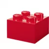 LEGO Brick 4 Red Transparent – 4x2 stud transparent red building brick