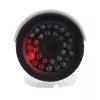Dummy tube camera with IR LEDs, CEE IR1800 W — non-functional surveillance deterrent