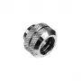 Bitspower Multi-Link Adapter Connector straight G1/4 inch AG to 12mm AD Hardtube - Silver Glossy