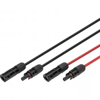 Cable Digitus DK-SCEC66-0100 6 mm² MC4 10 m Black Red