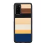 Phone case man and wood Galaxy S20 black — protective smartphone case for Samsung Galaxy S20