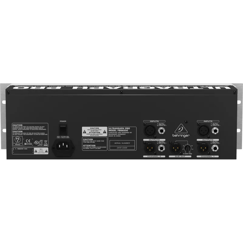 Behringer FBQ6200 audio equalizer