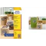 AVERY Round Labels L7105-25 40 mm Kraft Paper 100% – pack of 25 sheets