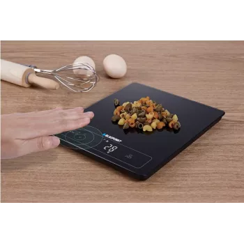 Electronic Kitchen Scale BLAUPUNKT FKS701 — tempered glass, 15 kg, 1 g accuracy, touch display