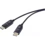 Renkforce Fibre Optic / DisplayPort Connection Cable DisplayPort Plug, DisplayPort Plug 20.00 m Black RF-6117770 8K UHD DisplayPort-Cable (RF-6117770)