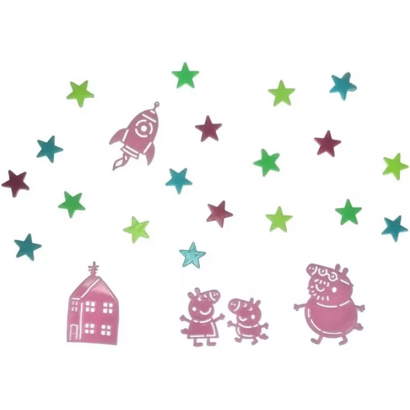 Wall Decal Hasbro Peppa Pig PP13870PP Glow in the Dark Stars