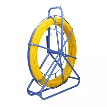 Extralink Rodder 3.8mm 75m | Cable Pulling Rod | Fiberglass FRP, Dia. 3.8mm, Length 75m, Yellow