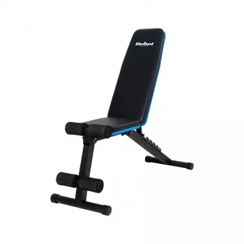 Rebel reinforced incline training bench with leg lock REBEL ACTIVE - adjustable incline, leg support