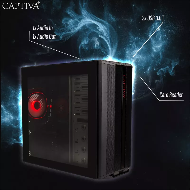 Computer Captiva CAPTIVA PC Advanced Gaming R92-769 Ryzen 7 5700X 32GB SSD 1TB RTX5060 Ti 8GB Windows 11 Home 64-bit