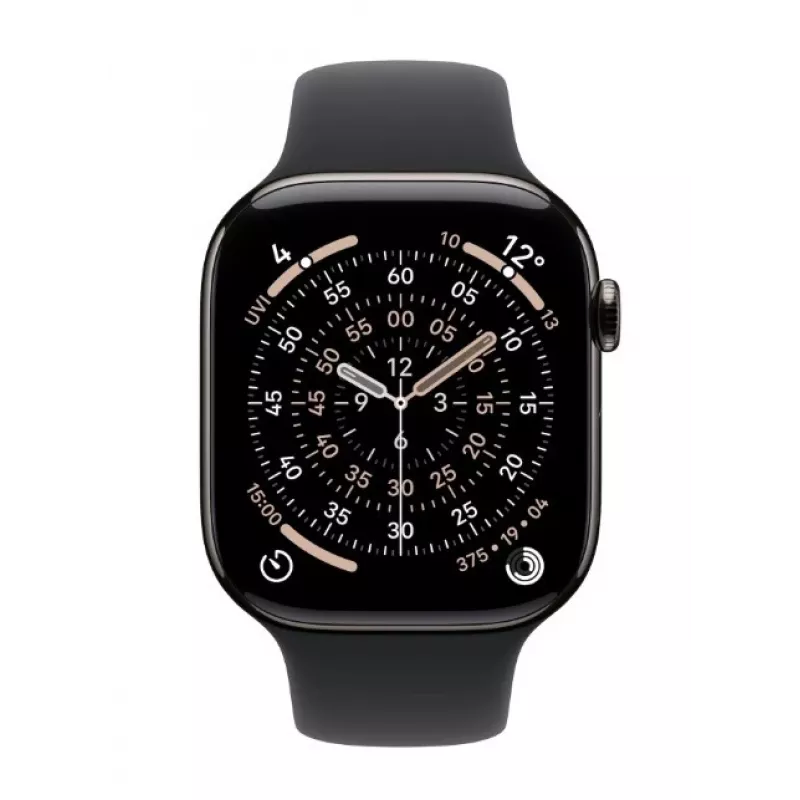 Smartwatch Apple Watch Series 11 GPS + Cellular 46mm Slate Titanium Case Black Sport Band M/L