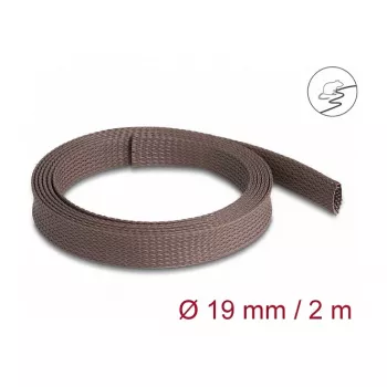 Cable Sleeve DeLOCK 20899 Brown Polyester 1.9 cm Diameter