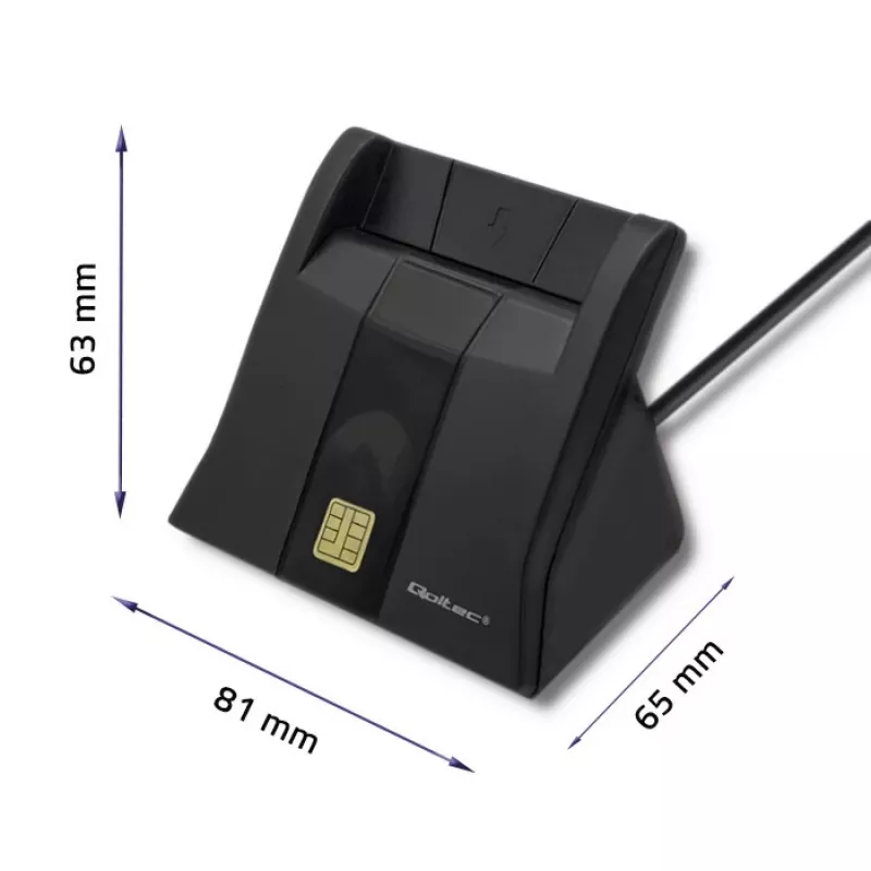RFID reader Qoltec 50643