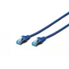 Network Cable Digitus CAT 5e SF/UTP RJ-45 Cat5e 0.5m Blue