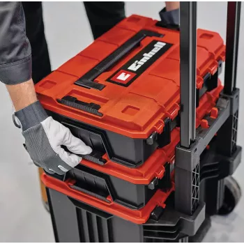 Tool Case Einhell E-Case Tower Black Red Polypropylene Heat Splash Resistant