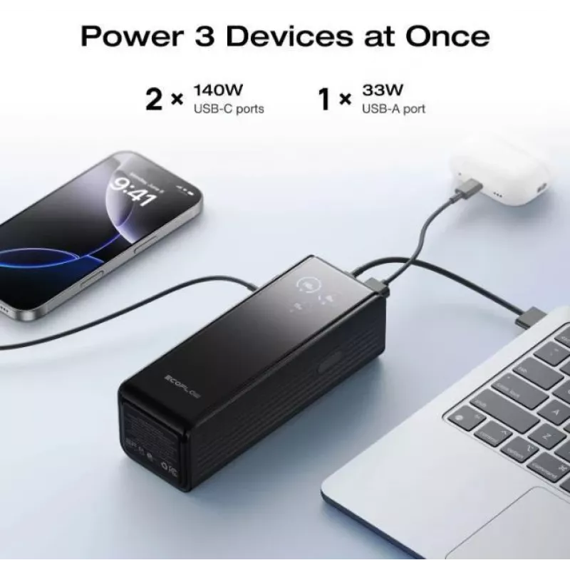 Powerbank ECOFLOW RAPID 25K no built-in cable