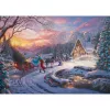 Thomas Kinkade Studios: Disney Dreams Collection - Cinderella Bringing Home the Tree, Puzzle 1000 Pieces