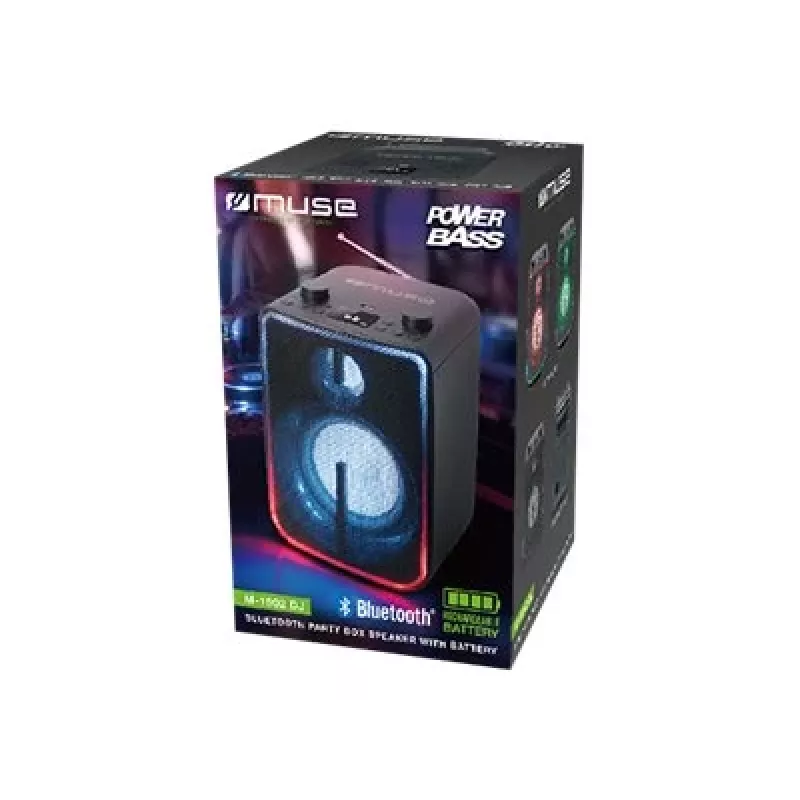 Mono Portable Speaker Muse M-1802 DJ Black