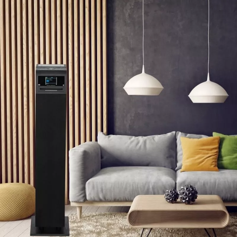 Active Speaker AKAI AEROBEAT PILLAR — powered portable speaker, AKAI AEROBEAT PILLAR