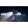 Keychain flashlight Nitecore TINI3 Black 600 lm USB rechargeable