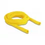 DeLOCK Woven Sleeve self-closing heat-resistant 2 m x 19 mm yellow