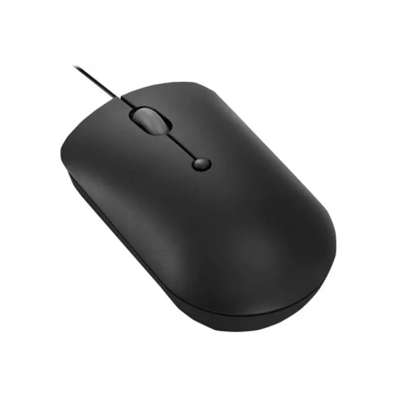 Wired optical mouse Lenovo GY51D20875 USB Type-C, ambidextrous, 2400 DPI, 4 buttons, black