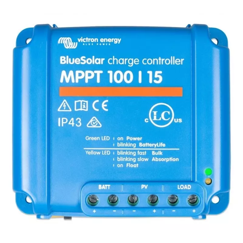MPPT Solar Charge Controller Victron Energy BlueSolar 100/15 — 15A, 100V max PV