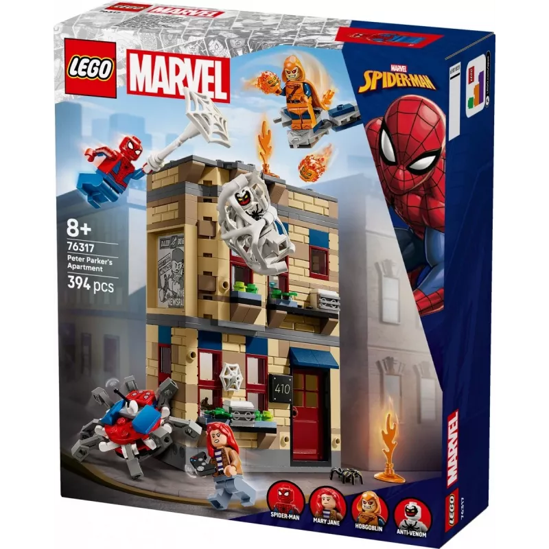 LEGO Marvel set 76317 Peter Parker's Apartment with Spider-Man minifigure