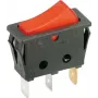 Bachmann 924.112 - Rocker Switch - 1P - Black - Red - 250 V