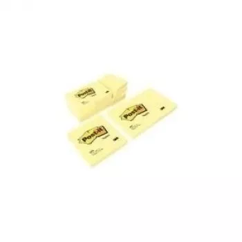 3M 656Y note paper Rectangle Yellow 100 sheets Self-adhesive
