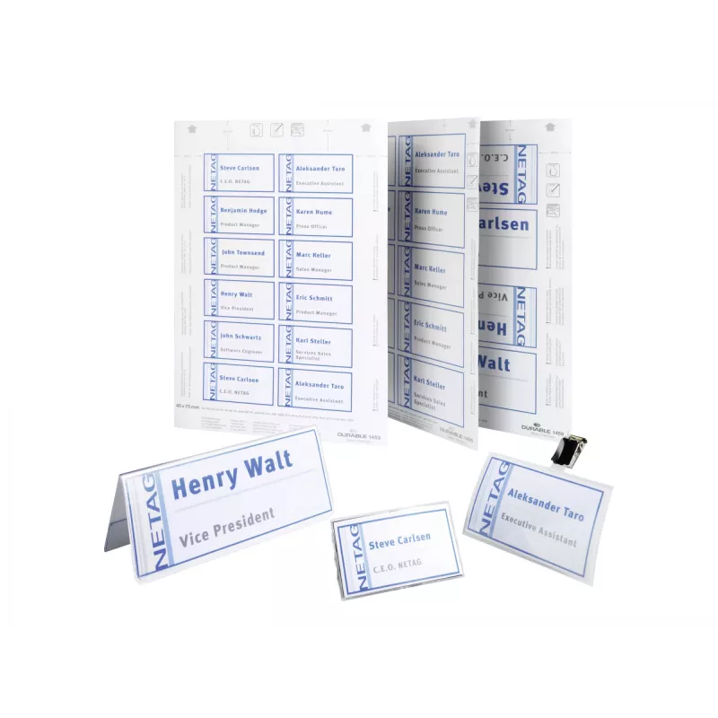 Label Durable 1455-02 White