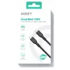 AUKEY CB-KCC101 Nylon C able USB C - USB C 1m
