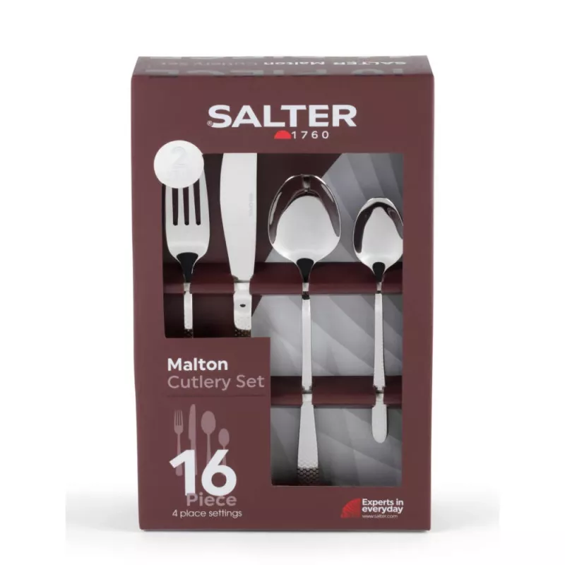 16-Piece Cutlery Set Salter BW113282EU7, Stainless Steel, Service for 4