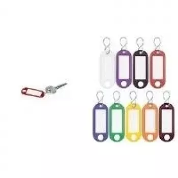 Keychain WEDO 262803406 orange — pack of 100 key rings