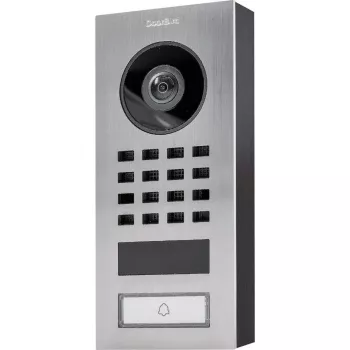 IP video door station DoorBird D1101V Stainless Steel V4A — IP intercom, single-family entrance