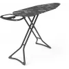 Full-size ironing board PROMIS PKD80 COMFORT PLUS — standard size, grey, foldable, iron holder