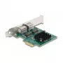 DeLOCK PCI Express x1 Card 2 x RJ45 Gigabit LAN BCM Grey