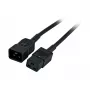 EFB-Elektronik IEC Power Extension Cable C20 180° - C19 180°, black, 1,8 m, 3 x 1.50 mm² Manufacturer: EFB Elektronik (EK519.1,8)