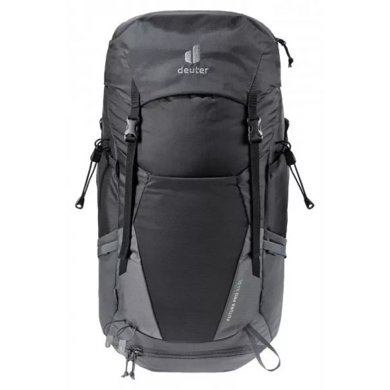 Backpack DEUTER Futura Pro 34 SL, women's hiking pack, 34 L, 1.56 kg, ventilation, hydration 3 L, helmet mount, internal steel frame