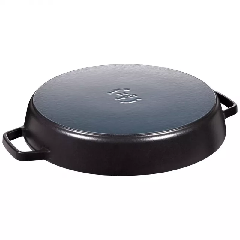 Staub 40511-073 cast iron cocotte pan with two handles