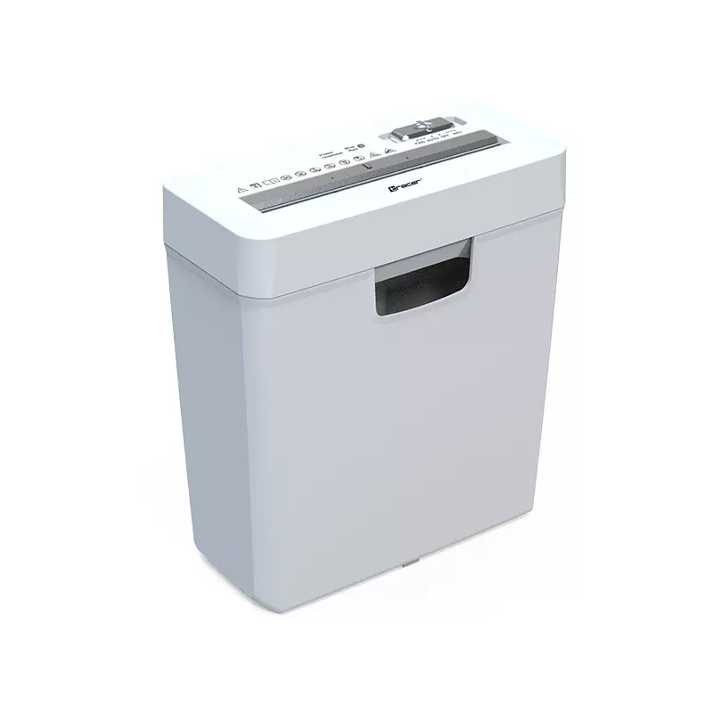 Paper shredder TRACER Tracer 47584 — cross-cut 6 mm, up to 5–6 sheets, 10 L bin, white