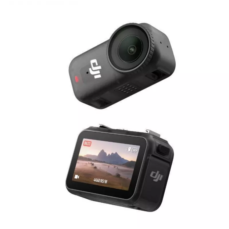 Action camera DJI Osmo nano — 35 MP CMOS, 4K Ultra HD (3840×2880), 120 fps, 143° FOV, 4.98 cm display, Wi‑Fi, MicroSD, 0.052 kg
