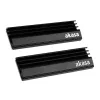 Akasa A-M2HS01-KT02 Computer Cooling System Solid-State-drive Heat Sink/Radiator Black 1 - 2 (A-M2HS01-KT02)
