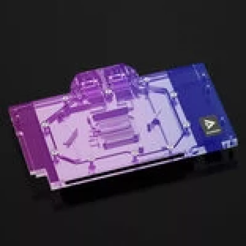 GPU water block Barrow for ASUS ROG TUF 5080 / 5070 Ti — Black
