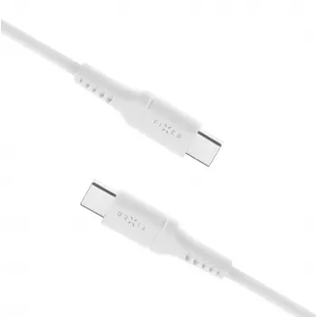 USB-C to USB-C fixed cable FIXED FIXDLS-CC2-WH, 2 m, 60 W