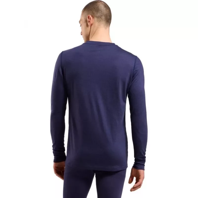 Odlo BL TOP crew neck l/s MERINO 200 long-sleeved thermal underwear, size M, blue