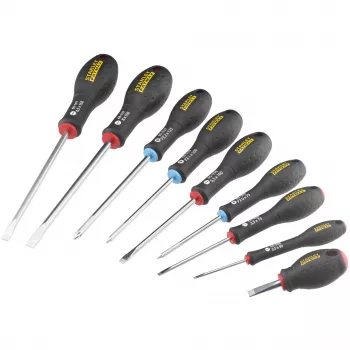 Manual screwdriver set STANLEY FATMAX FMHT65424-0 — 20-piece straight screwdrivers, flat and Pozidriv tips