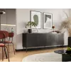 SIENA chest of drawers 200x40x75 matte black