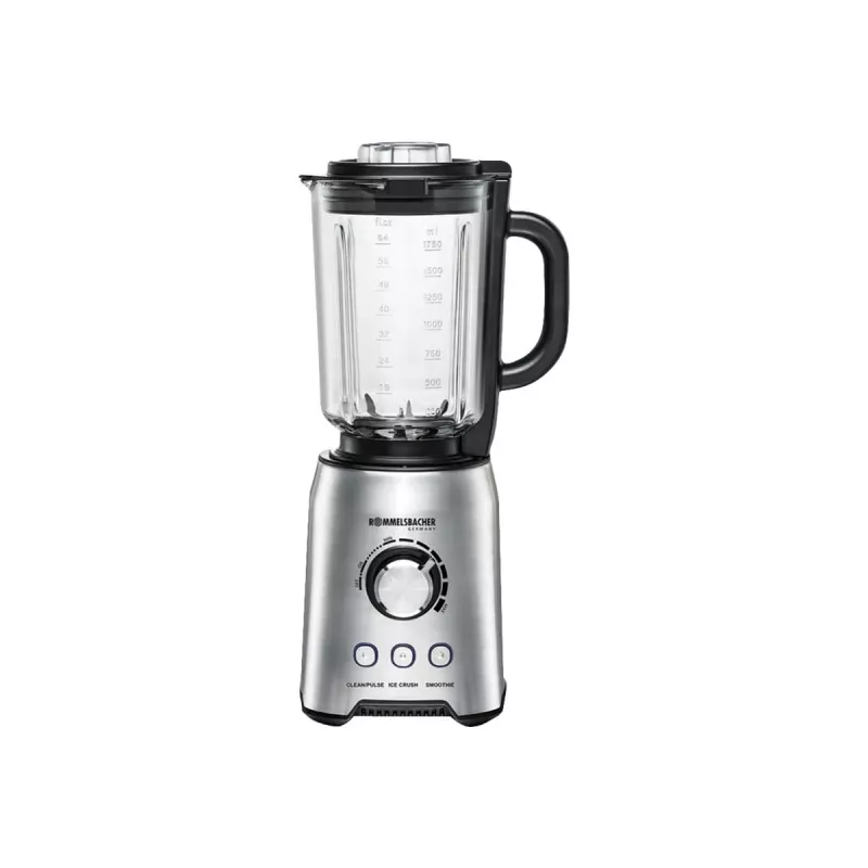 Tabletop blender Rommelsbacher MX 1250 — 1200 W, 1.75 L glass jug, stainless steel