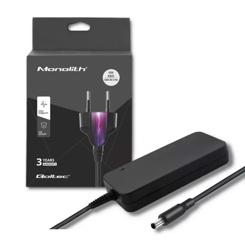 Indoor Charger Qoltec 51499 Laptop Black